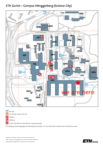 Enlarged view: Campus plan